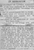 Robinson, W. J. obituary