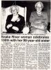 Rollins sisters 100 & 98 Rollins sisters 100 & 98