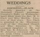 Slack, Rev. Martin Shannon & Matilda Johnston wed Slack, Rev. Martin Shannon & Matilda Johnston wed