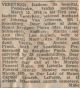 Vereyken, Isadore obituary