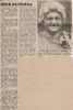 Viggers, Lucy nee Tate obituary