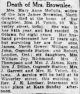 Brownlee, Mary Anne nee McCulla Brownlee, Mary Anne nee McCulla