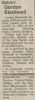 Blackwell, Gordon obituary