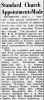 Standard Church appointments made, June, 1940