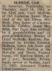 McBride, Cecil death McBride, Cecil death