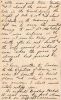 Moore, Pte Dudley Charles: Pg 2 letter of condolences from Pte W. H. Easton to Pte Moore\'s mother.  Pg 1 missing so date unknown
