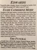 Edwards, Elsie nee More obituary