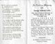 Code, George Willard funeral card Code, George Willard funeral card
