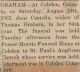 Graham, Jane nee Costello death