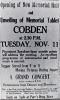 CHx-Advertisement for Cobden Memorial Hall opening CHx-Advertisement for Cobden Memorial Hall opening
