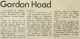 Hoad, Gordon K. obituary