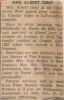 Jerry, Clara nee Moore obituary Jerry, Clara nee Moore obituary