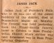 Jack, James death