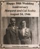 Scobie, Calvin & Margaret celebrated 50th Anniversary
