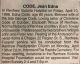 Code, Jean Edna nee McCulloch death