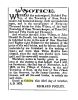 Notice of debt, Oct 23, 1878 Notice of debt, Oct 23, 1878