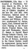 Patterson, Ella Mae obituary