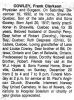 Cowley, Frank obituary Cowley, Frank obituary