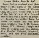 Stokes, James death Stokes, James death