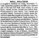 Wall, Alice Sarah nee McLaughlin obituary