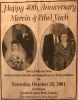 Yach, Mervin & Ethel 40th Annivesary Yach, Mervin & Ethel 40th Annivesary