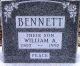 01617-Bennett, William A. gravestone