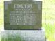 Gravestone-Bowes, Robert & Elizabeth nee Thomas;
Son Wm & his wife Margaret Foy; their sons Borden & Carson