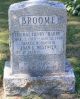 Gravestone-Broome, Thomas Henry & Joan E. Westwick