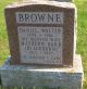 Gravestone-Browne, Daniel Walter & Mayburn Blackburn nee Barr