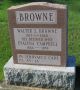Gravestone-Browne, Walter & Evalena nee Campbell