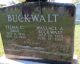 Gravestone-Buckwalt, Wallace & Velma nee Dale