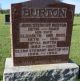 Gravestone-Burton, John Stewart & Elizabeth Ann nee Ross;
Brother Orval;
Son Dr. Glenn Stewart Burton
