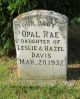 Gravestone-Davis, Opal Rae