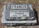 Gravestone-Francis, Golda nee Pacey 