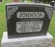Gravestone-Johnson, Hillard R. & Jessie E. nee Johnson