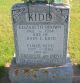 Gravestone-Kidd, Elizabeth nee Brown
Grandson Elmer Kidd