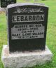 Gravestone-LeBarron, George Nelson & Mary Ilene nee Wilson