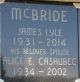Gravestone-McBride, James Lyle & Alice E. nee Cashubec