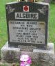 Gravestone-Alguire, Danzle & m. Geraldine Bolger; m2. Helen Pitre; children John, Mary