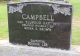 Gravestone-Campbell, Ellwood Ray