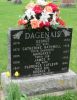Gravestone-Dagenais, George & Catherine Rathwell; children Margaret, James & his family Florence & George