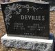 Gravestone-Devries, Edward & Jean Vander Ploeg