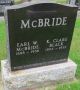 Gravestone-McBride, Earl & Clare nee Black