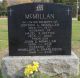 Gravestone-McMillan, Gordon & Hazel nee Ireton;
son John & his wife Penelope nee Charlebois
