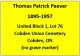 Gravestone-PEEVER, Thomas Patrick (no marker)