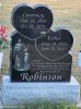 Gravestone-Robinson, Courtney & Esther Annie HODGINS