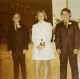SCHOOL-COBDEN PUBLIC SCHOOL 1970 graduation - Renfrew County Medallion winners Keith Oates, Fay Bennett and Rick McLaughlin