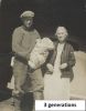 Wilson 3 generations: Ellis holding Howard with his step mom Sarah Matilda Lafurgey