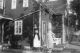 Bennett, Fannie nee Johnston with granddaughter Beth Somerville in front of Eady, Thomas Harvey & Minnie nee Bennett home - Forester's Falls