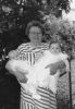 3-Francis, Gladys at granddaughters christening - Dana & Tania, 1985